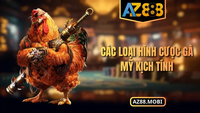 Các loại hình cược gà Mỹ kịch tính