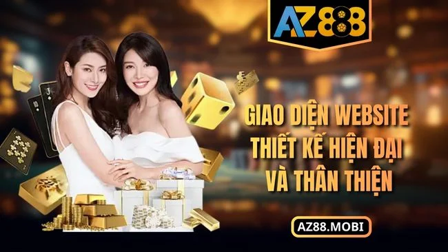 Giao diện website thiết kế hiện đại và thân thiện