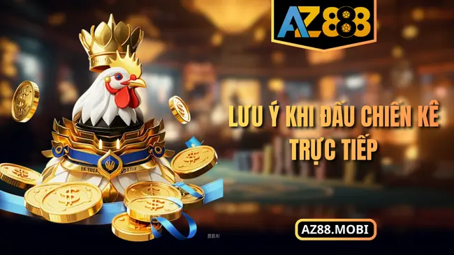 Lưu ý khi đấu chiến kê trực tiếp