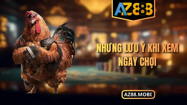 Nhưng lưu ý khi xem ngày chọi